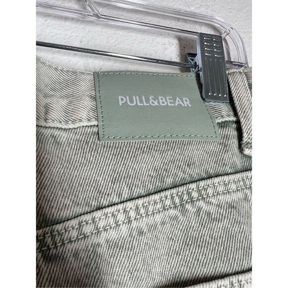 Pull & Bear High Rise Denim Shorts Size 6 - Picture 4 of 6